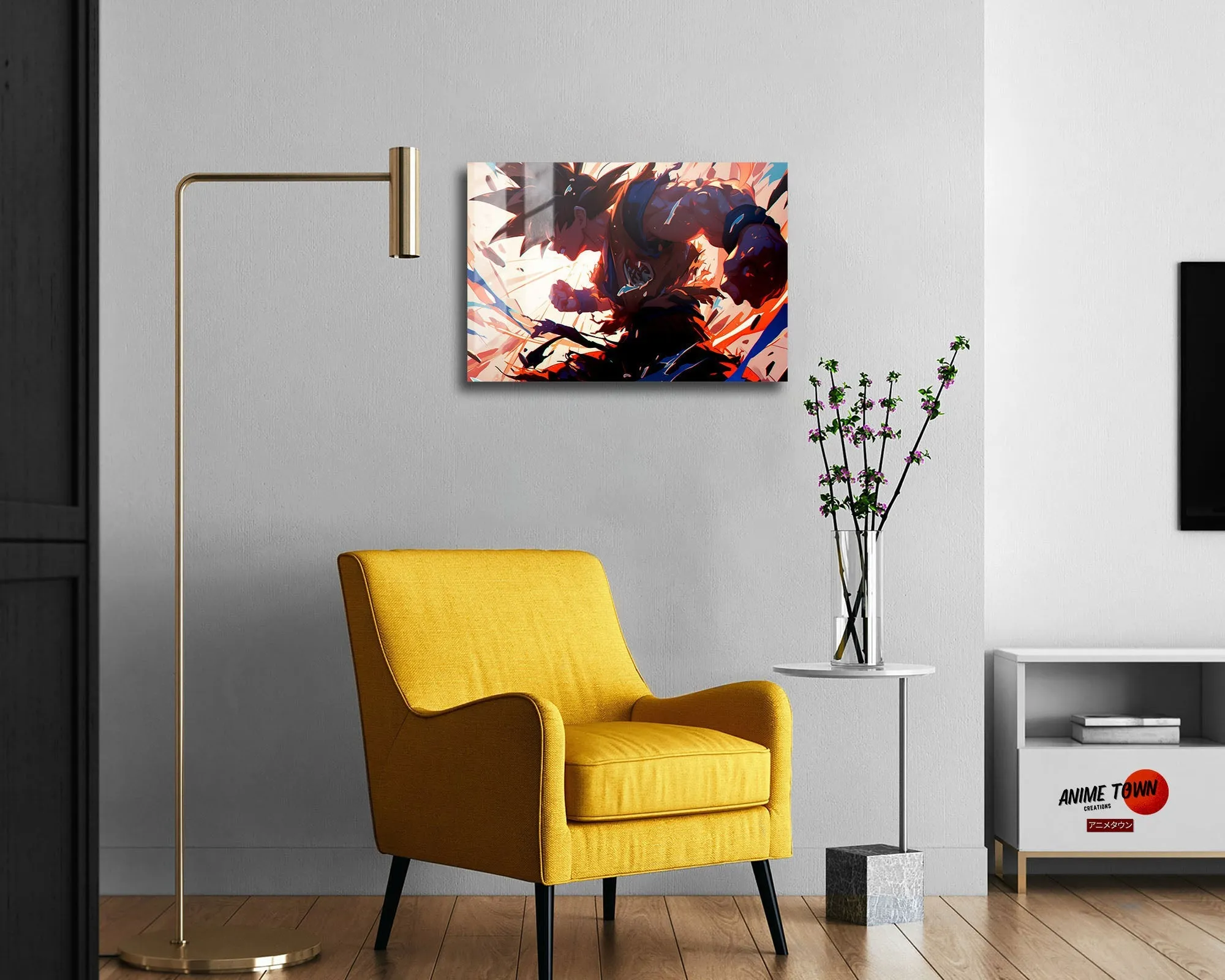 Dragon Ball Artistic Goku Metal Poster