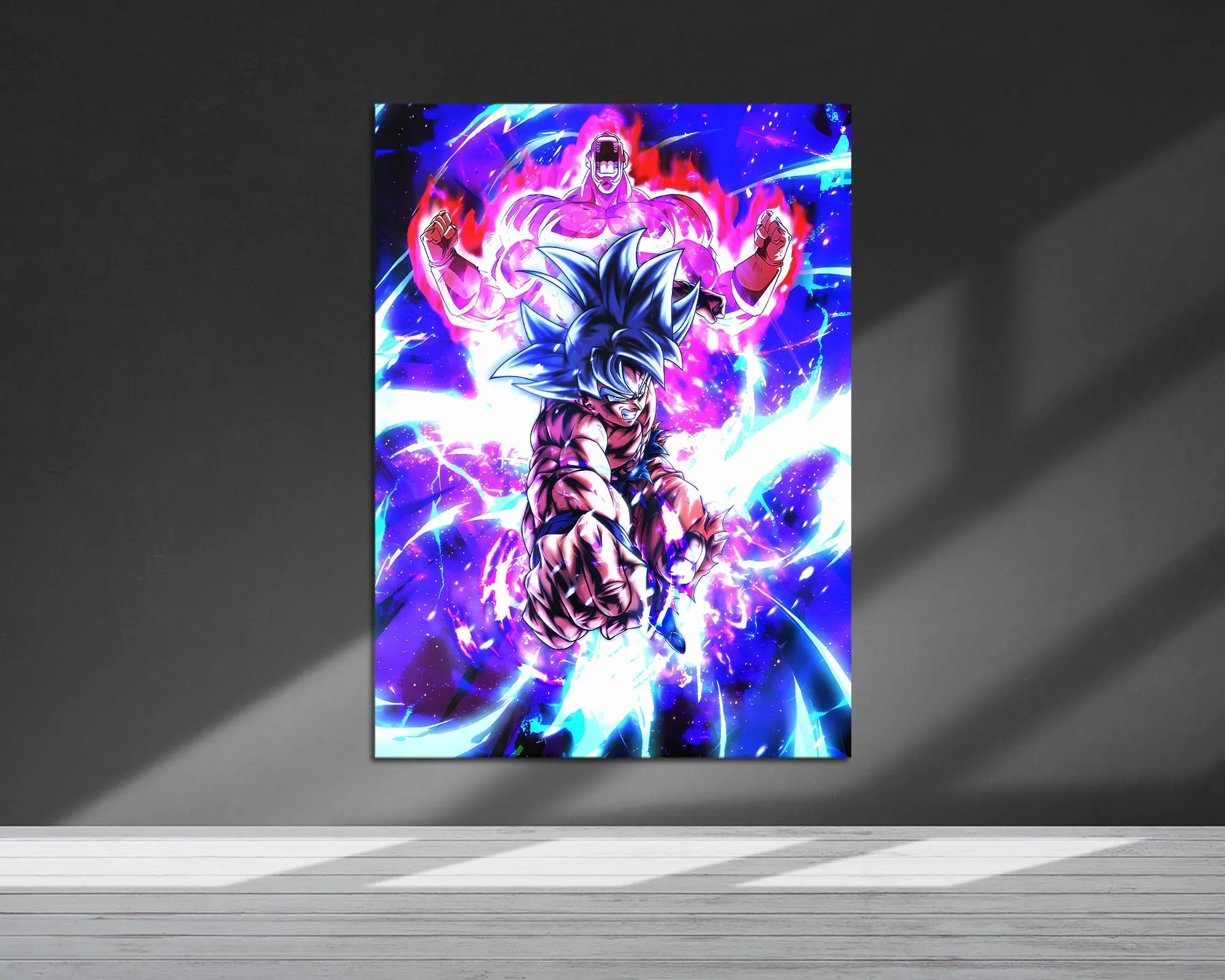 Dragon Ball Goku Jiren Flare Metal Poster