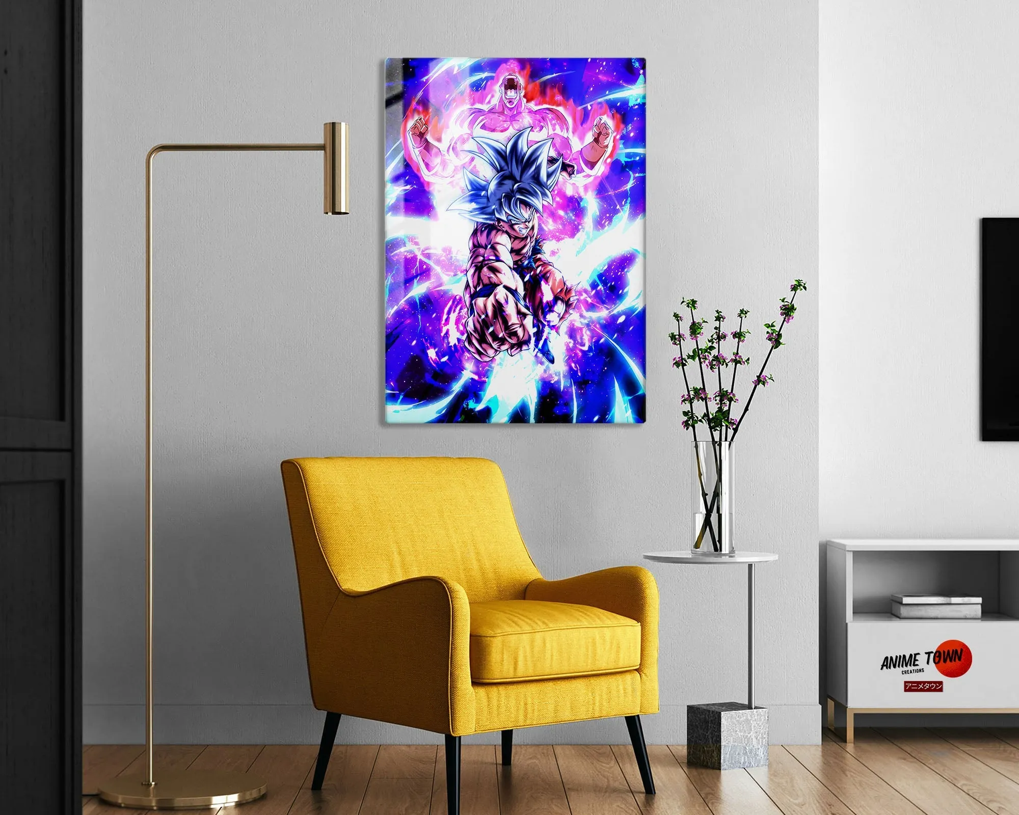 Dragon Ball Goku Jiren Flare Metal Poster