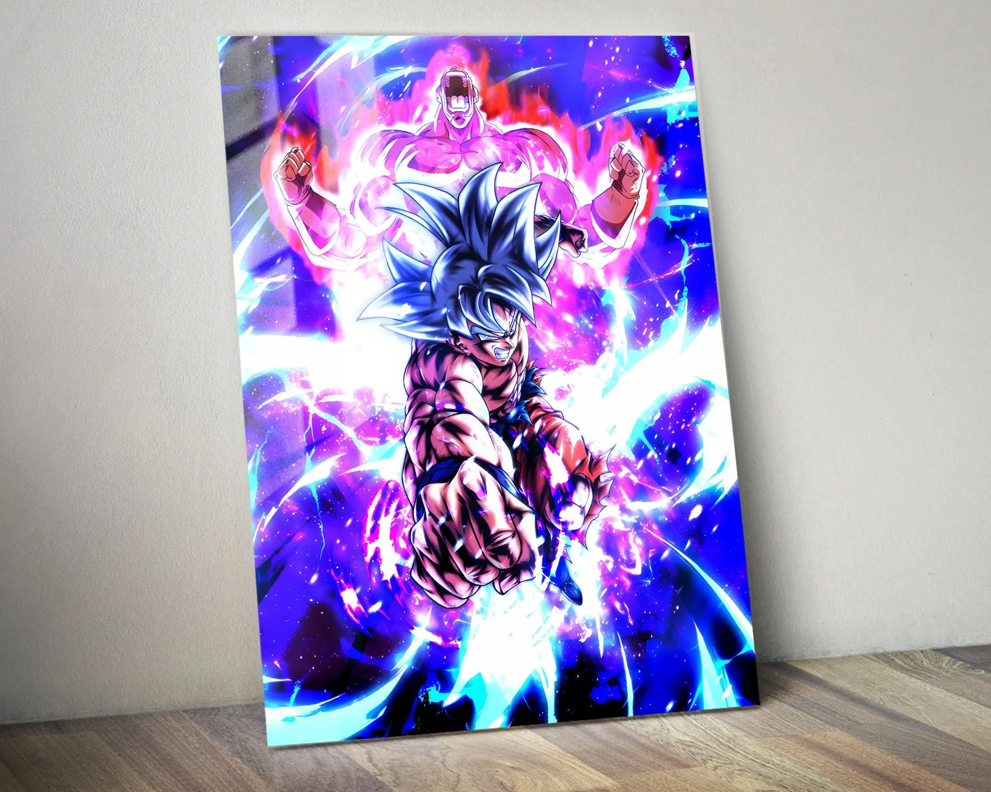 Dragon Ball Goku Jiren Flare Metal Poster