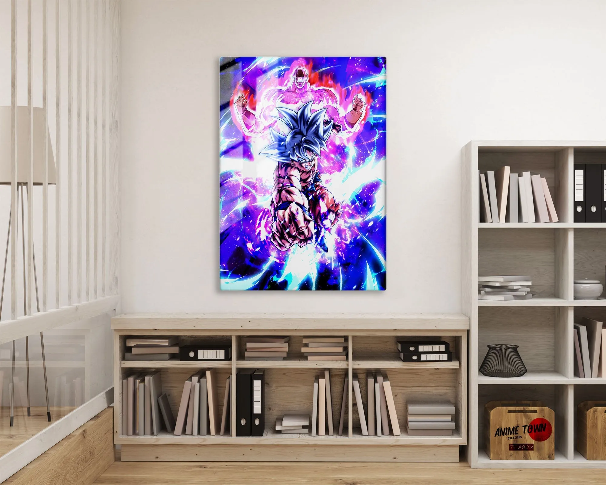 Dragon Ball Goku Jiren Flare Metal Poster
