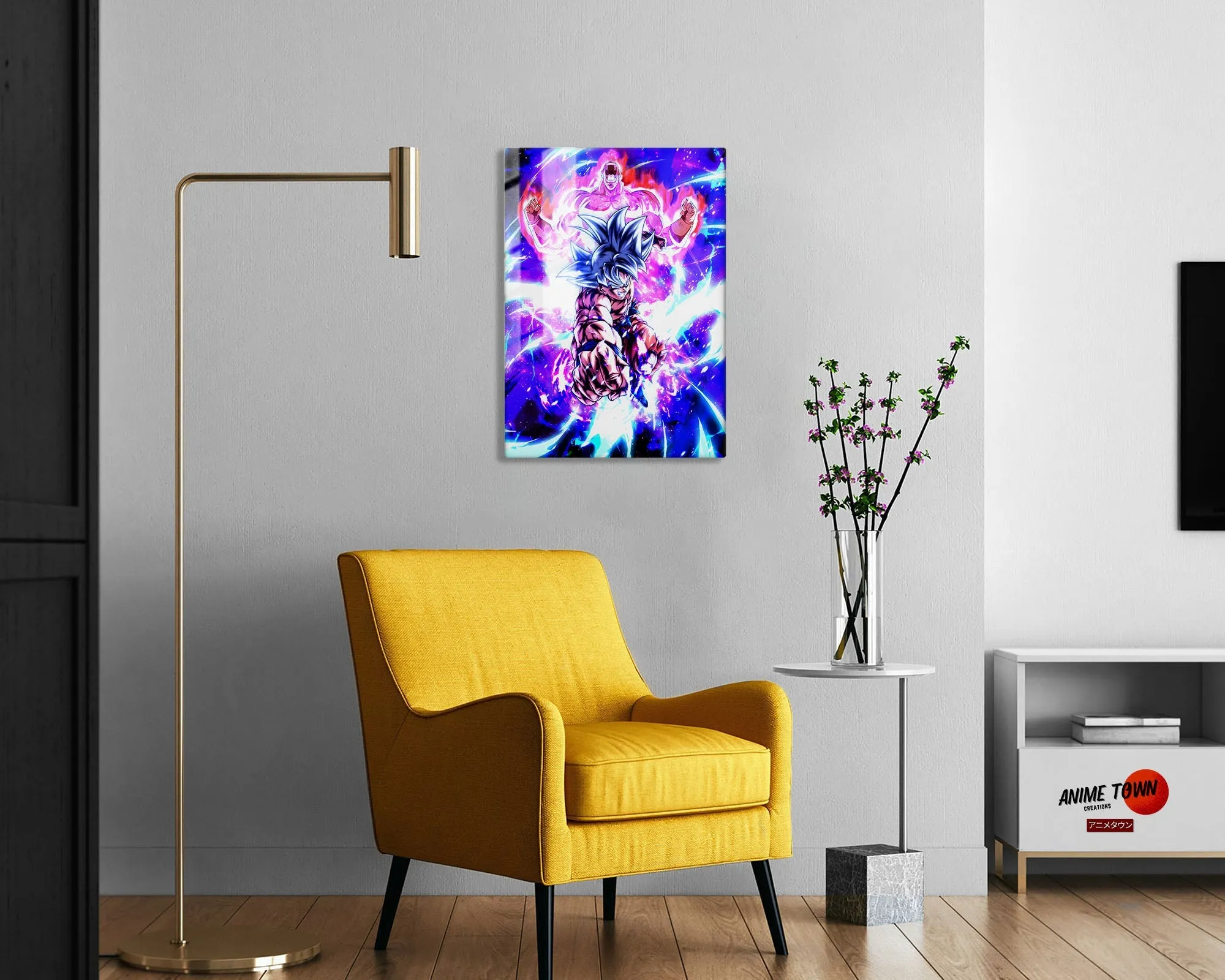 Dragon Ball Goku Jiren Flare Metal Poster