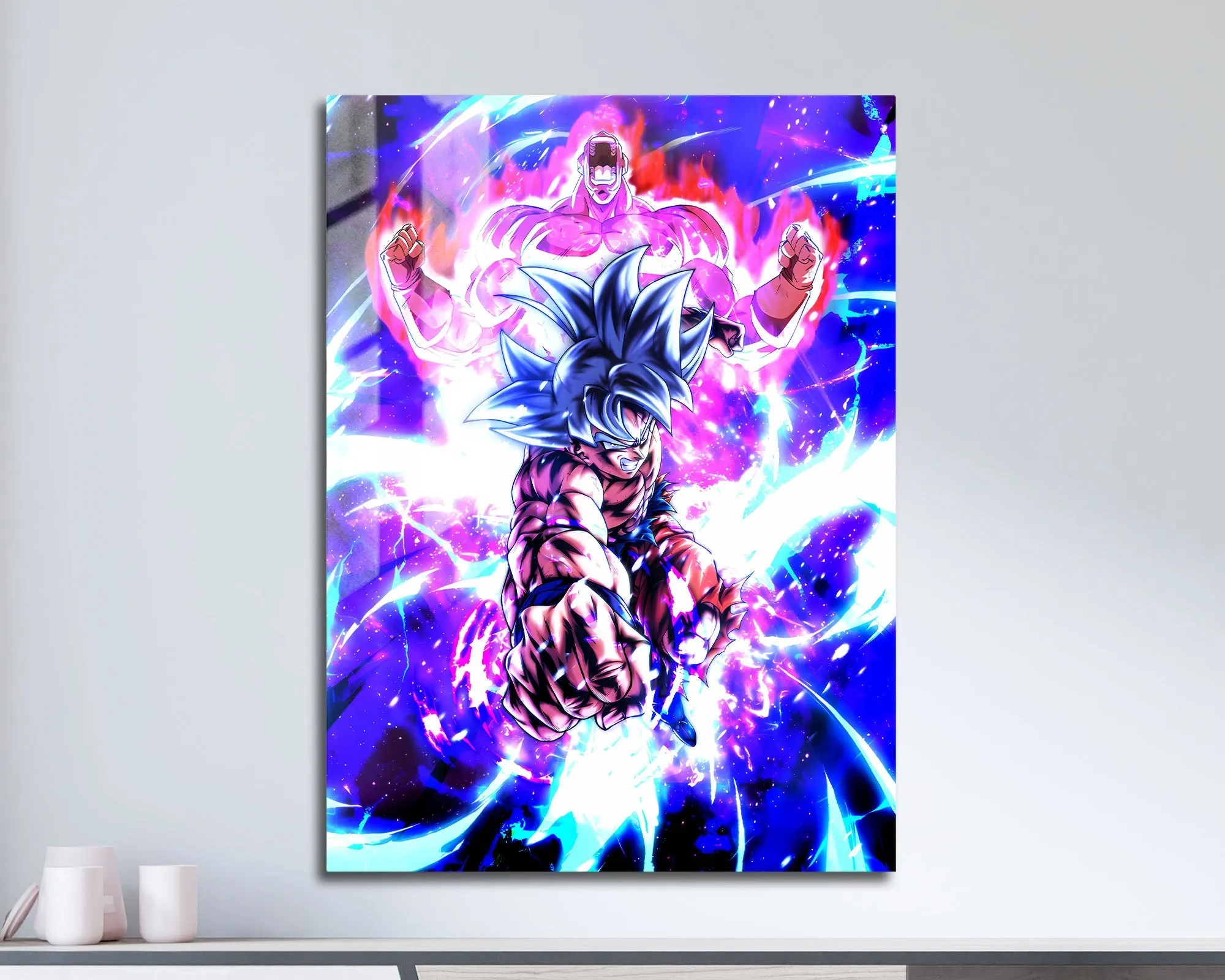 Dragon Ball Goku Jiren Flare Metal Poster