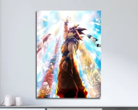 Dragon Ball Super Saiyan Light Metal Poster