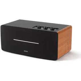Edifier D12 Bookshelf Speaker Integrated Desktop Stereo Bluetooth Wireless Computer Speaker with Subwoofer Line Out (Wood)