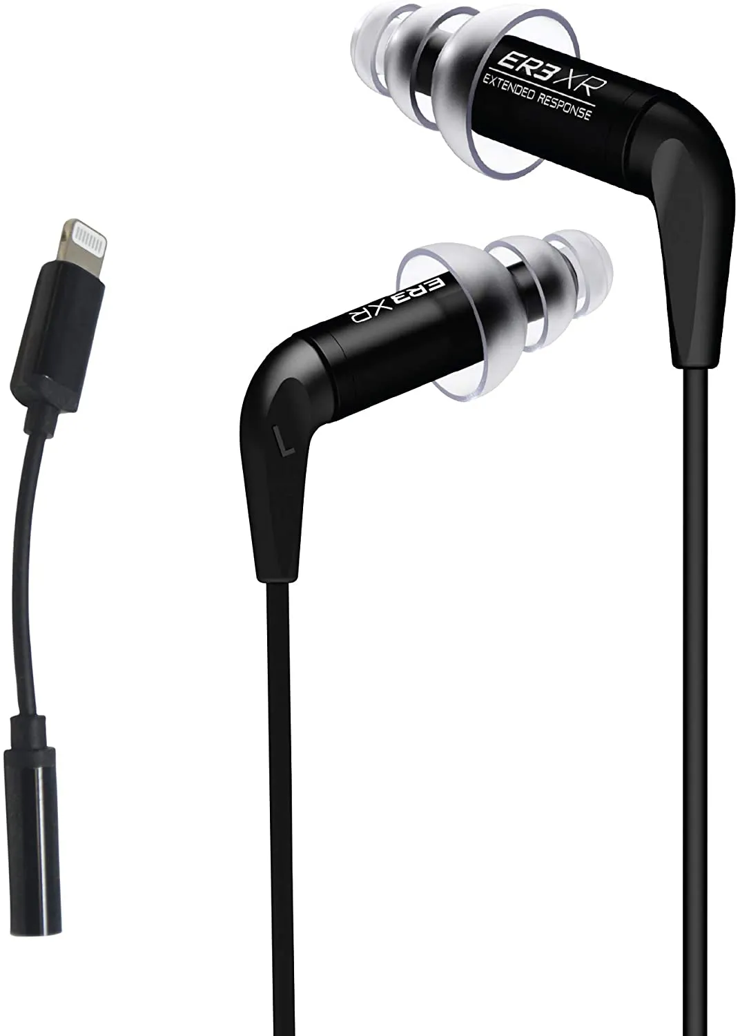 Etymotic ER3XR-LE Extended Response Studio Reference Earphones w/ Lightning Adapter