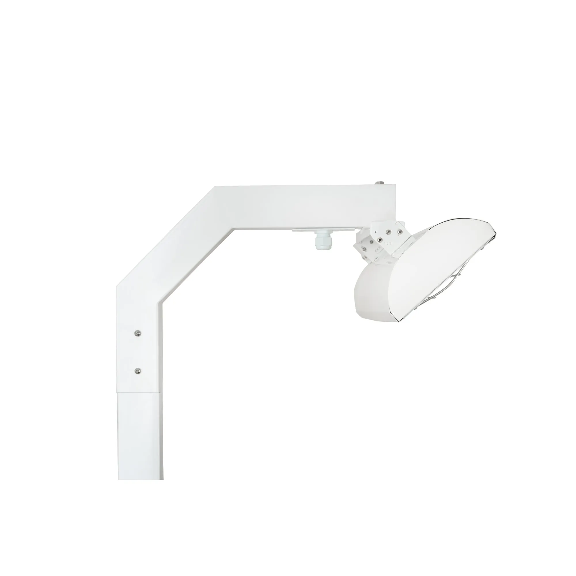 Eurofase White 39-inch 8-foot Pole Mount With Single Crossbar EF3908PMW