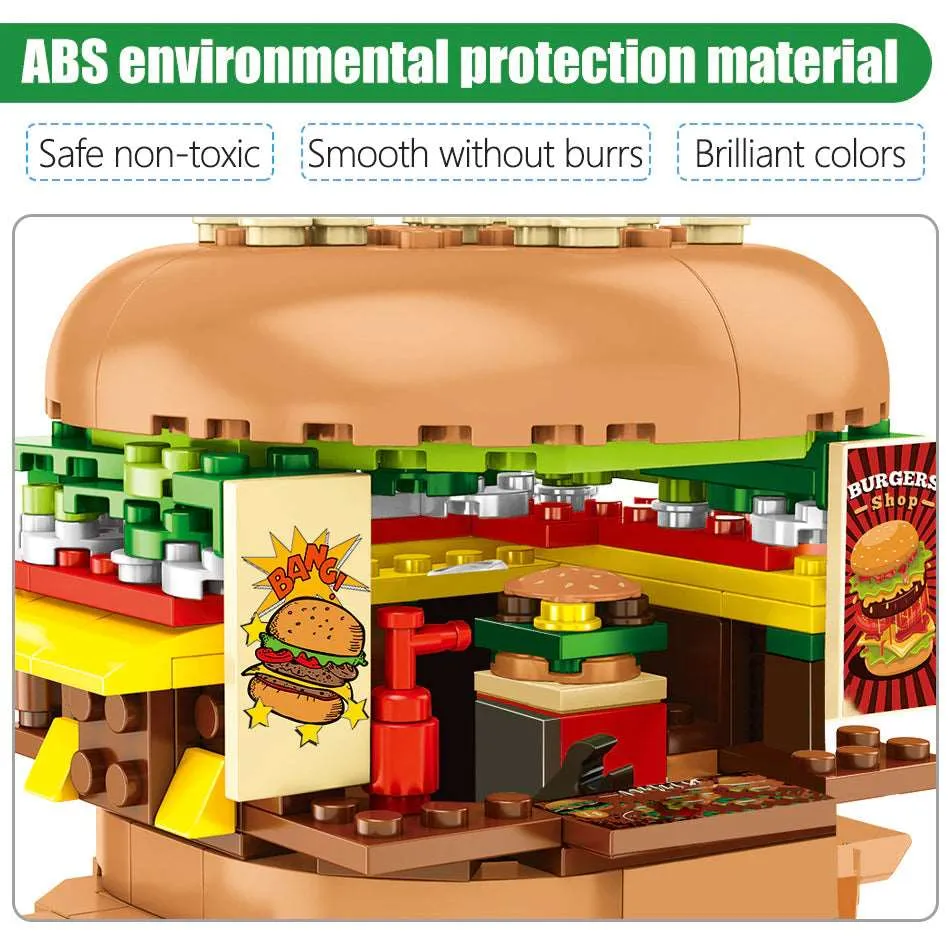 Fast Food Stands Building Blocks