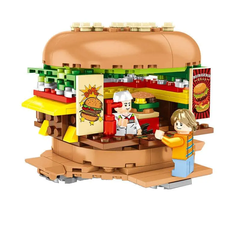 Fast Food Stands Building Blocks