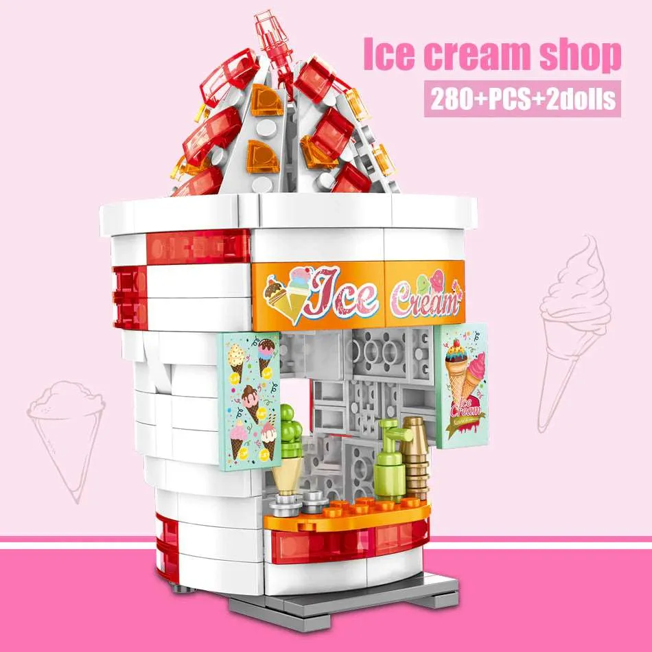 Fast Food Stands Building Blocks