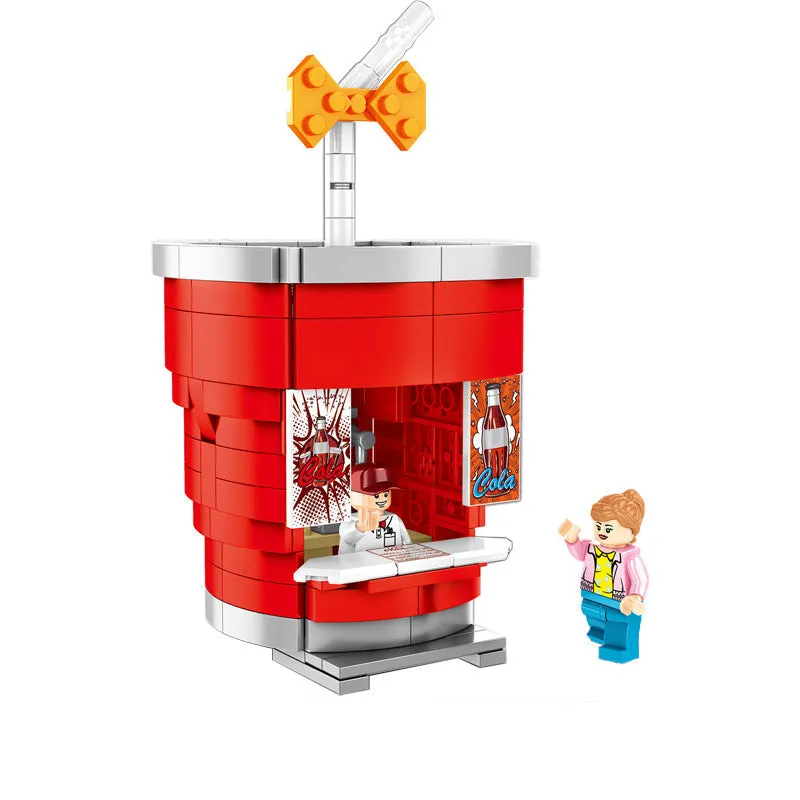 Fast Food Stands Building Blocks