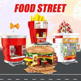 Fast Food Stands Building Blocks