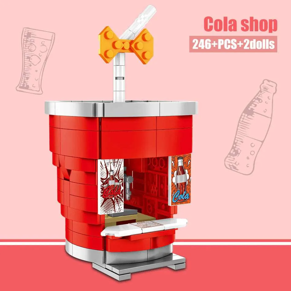 Fast Food Stands Building Blocks
