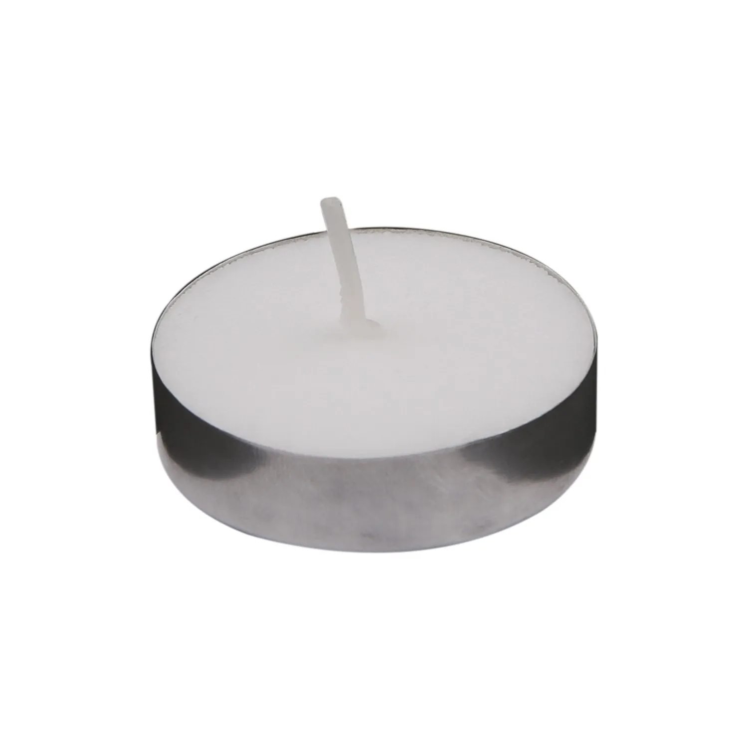 FIVON White Tealight Smokeless Diya Unscented Candles - 100 Bulk Pack - 4.5 Hour Burn Time (Pack of 100)