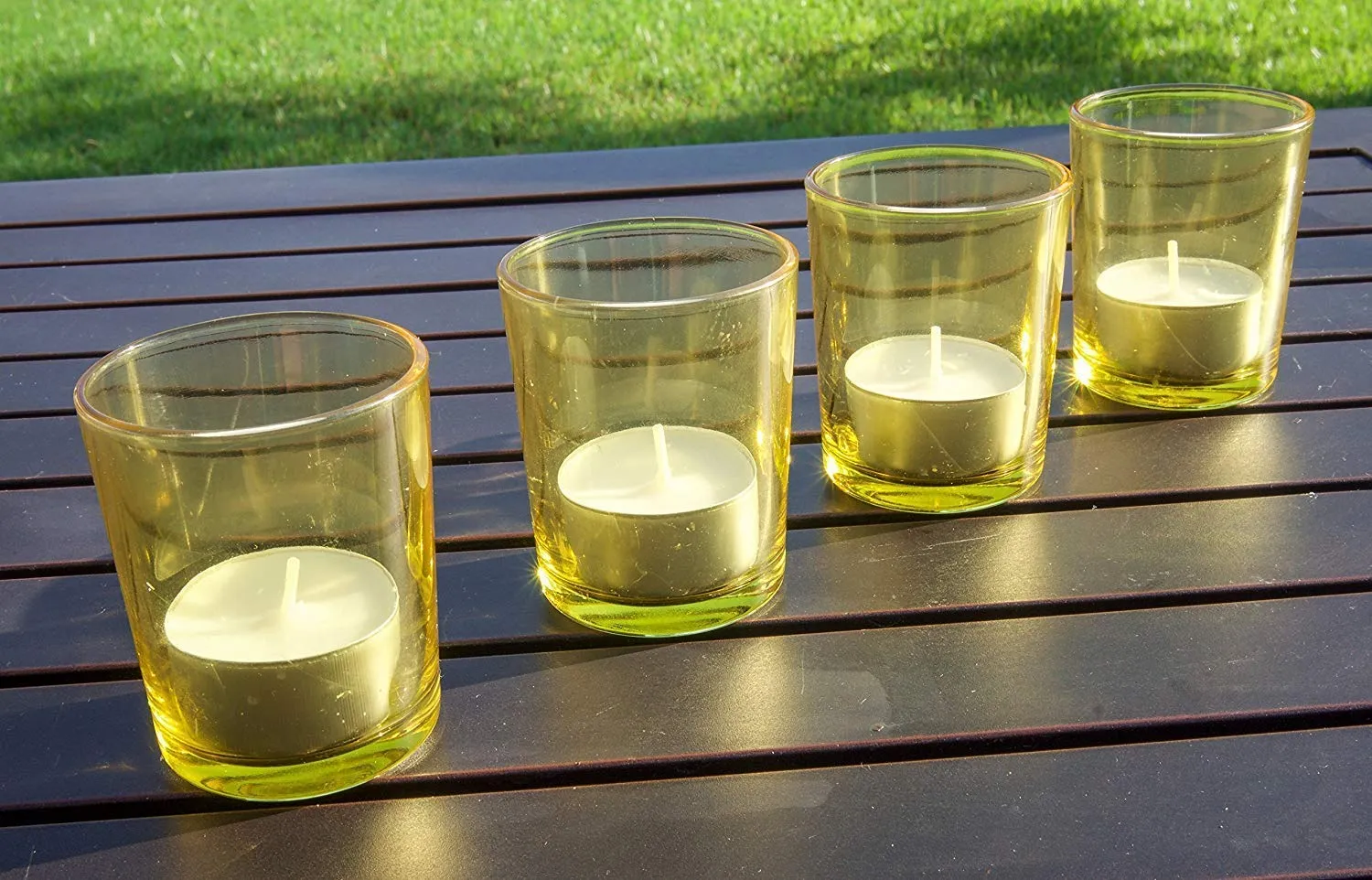 FIVON White Tealight Smokeless Diya Unscented Candles - 100 Bulk Pack - 4.5 Hour Burn Time (Pack of 100)