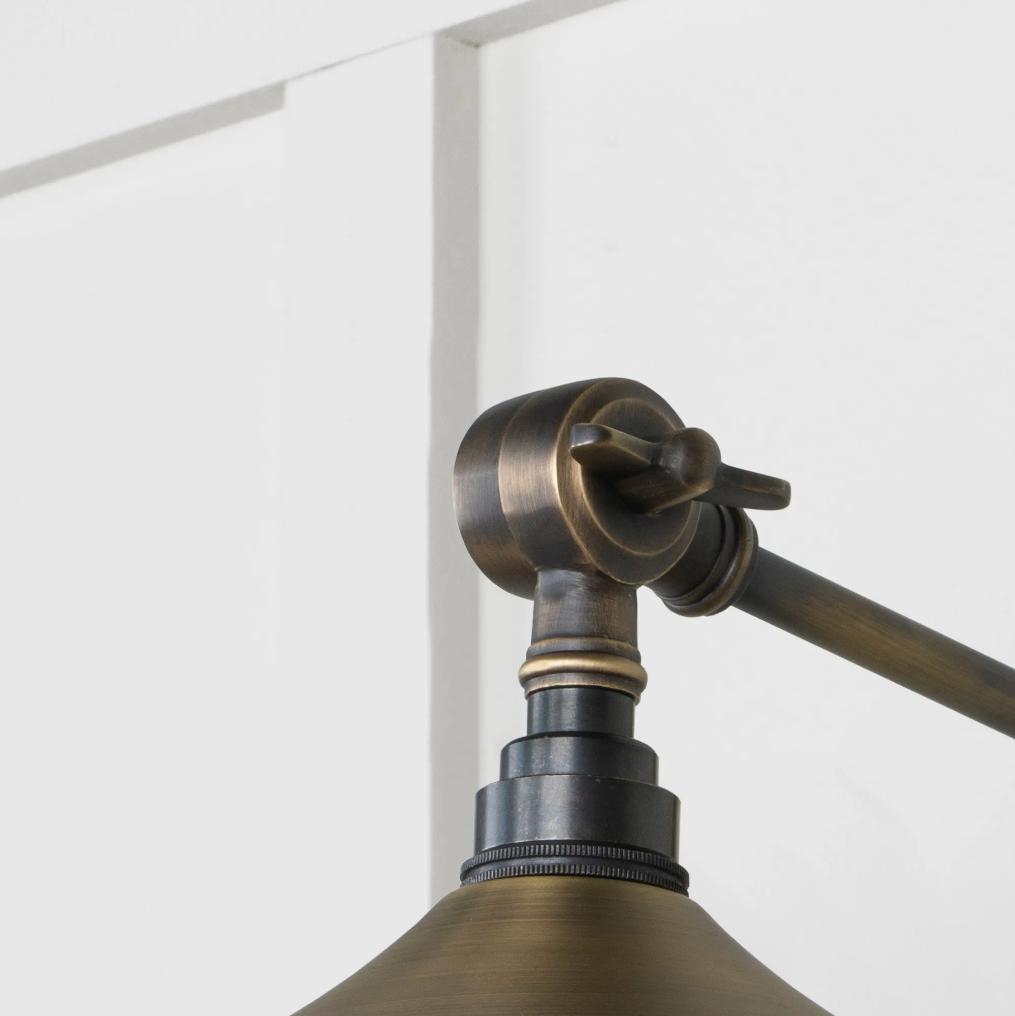 Flora Wall Light in Aged Brass