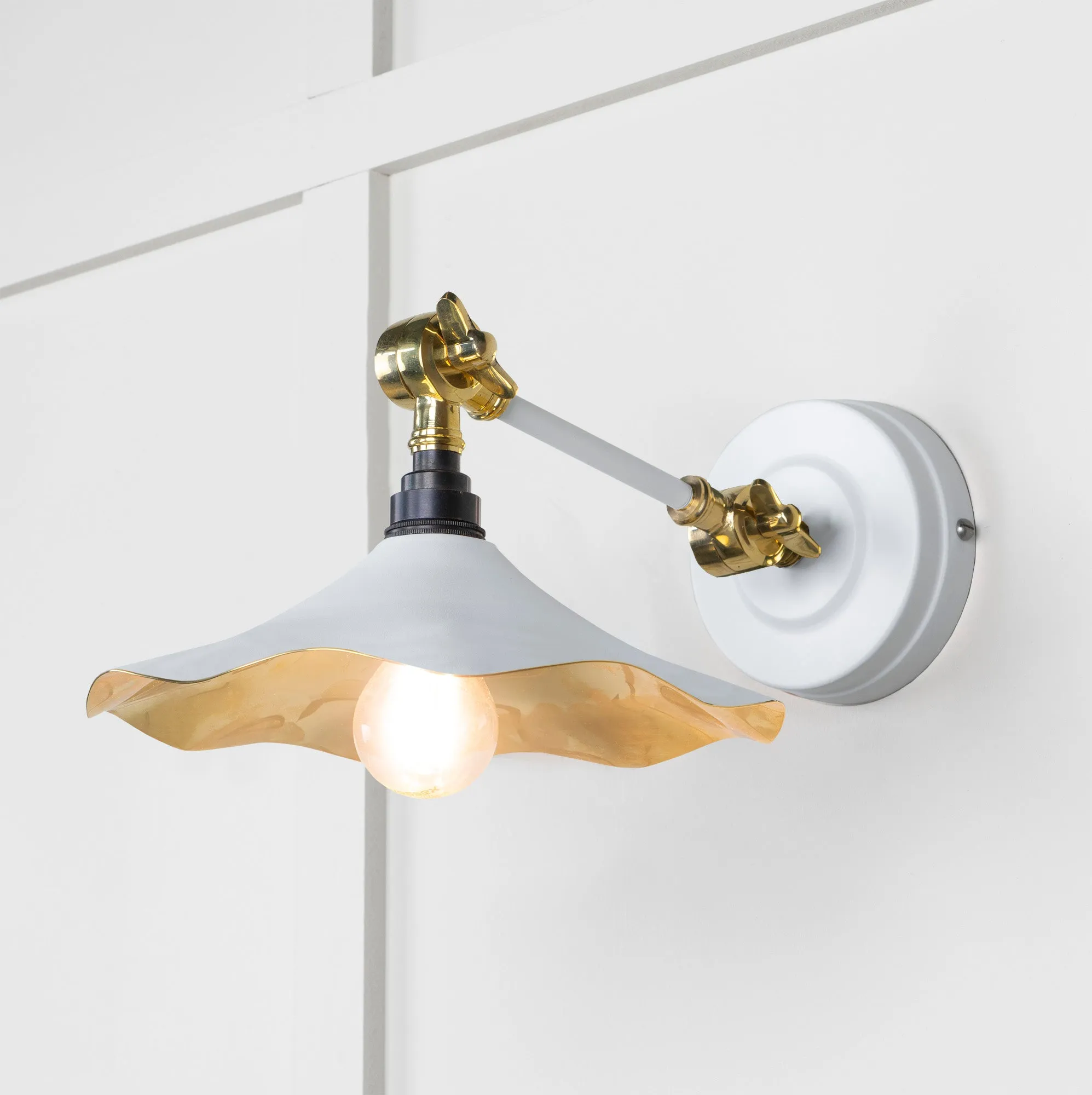 Flora Wall Light in Flock
