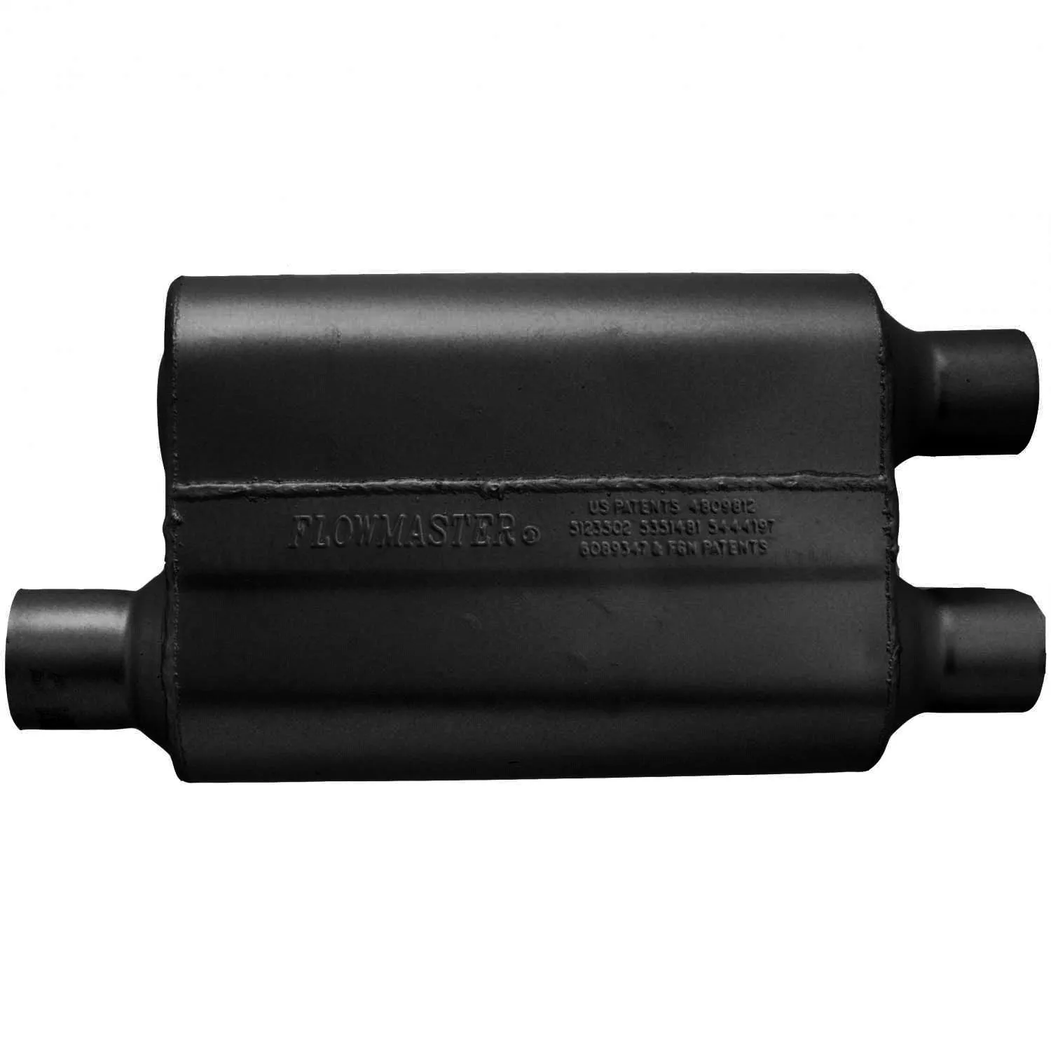 Flowmaster 40 Series Delta Flow Muffler - 2.5" Offset - Inlet / 2.25" Dual Outlet