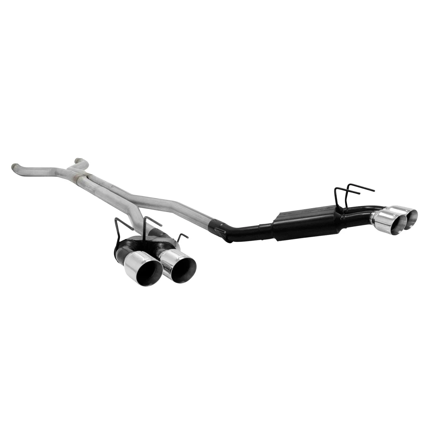 Flowmaster American Thunder Exhaust System Cat Back 3" Tailpipe 4" Tips - Stainless