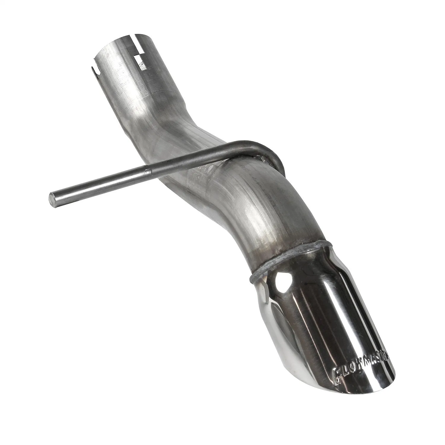 Flowmaster American Thunder Muffler Delete Kit - 2-1/2" Diameter - Stainless - 3" Chrome Tip - Jeep V6