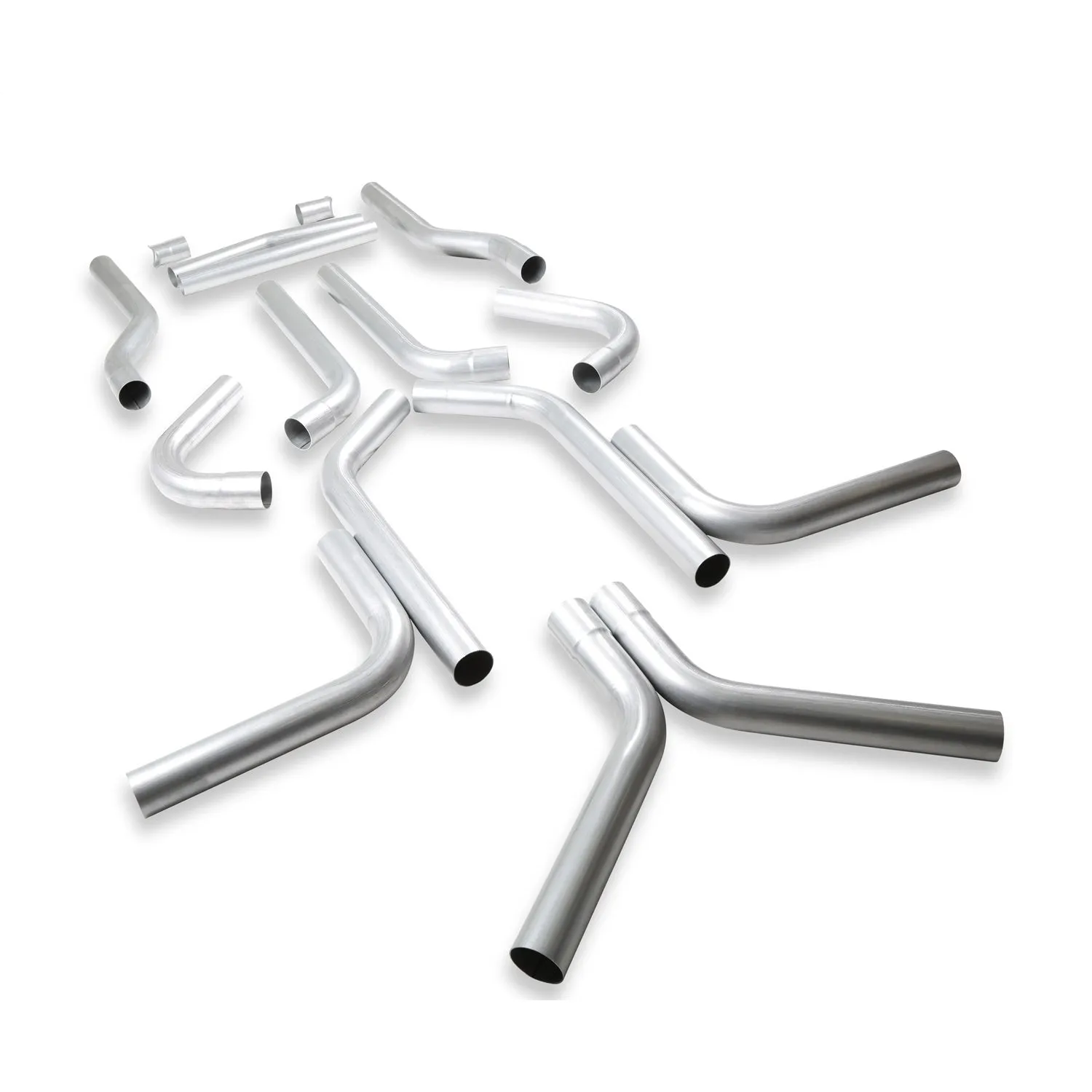 Flowmaster U-Fit Dual Exhaust Kit - 3.00" - Universal 16-piece (Pipes Only)