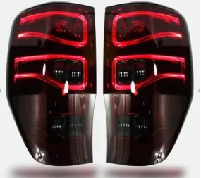 FORD RANGER & RAPTOR / LED REAR TAIL LIGHTS, TYPE - ALIEN ( FREE WORLDWIDE SHIPPING )