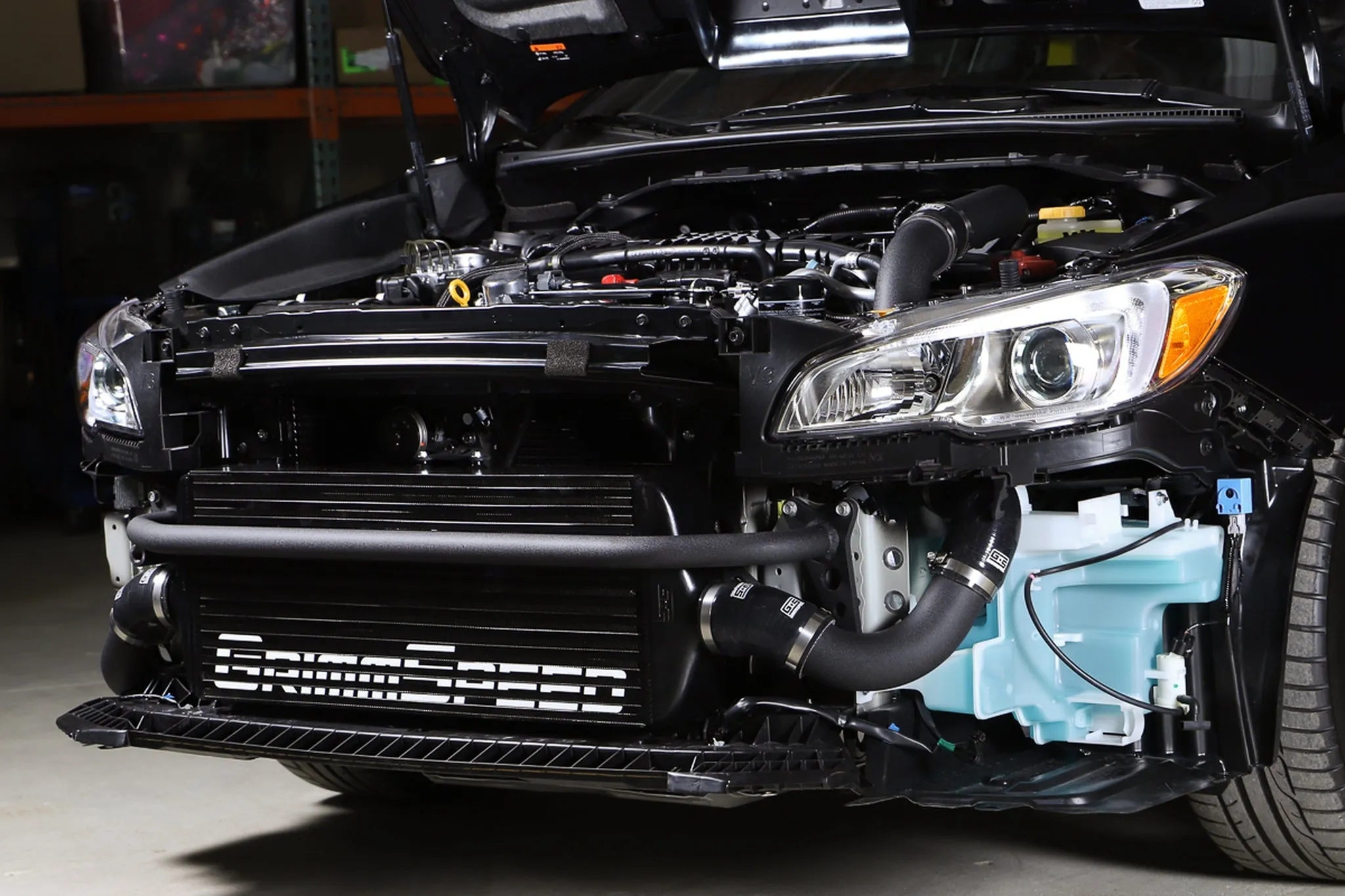 Front Mount Intercooler Kit [Inc. Black Piping] - Subaru 15-21 WRX