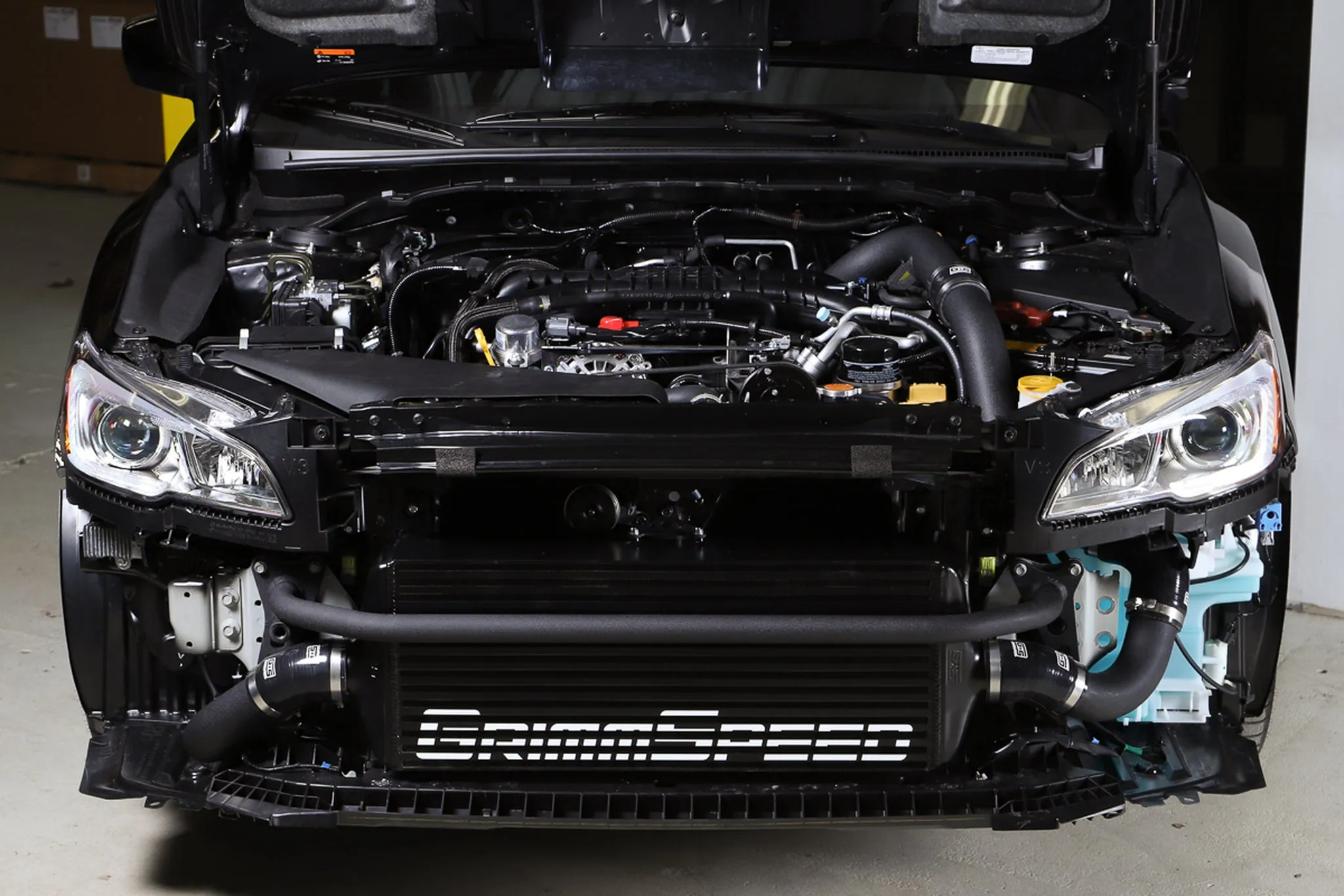 Front Mount Intercooler Kit [Inc. Black Piping] - Subaru 15-21 WRX