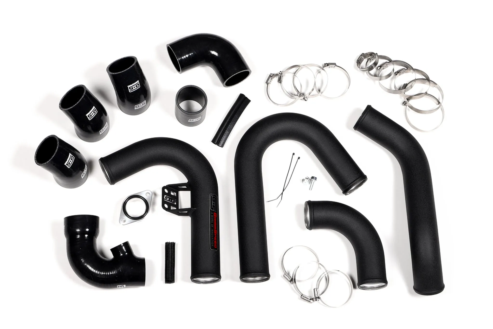 Front Mount Intercooler Kit [Inc. Black Piping] - Subaru 15-21 WRX