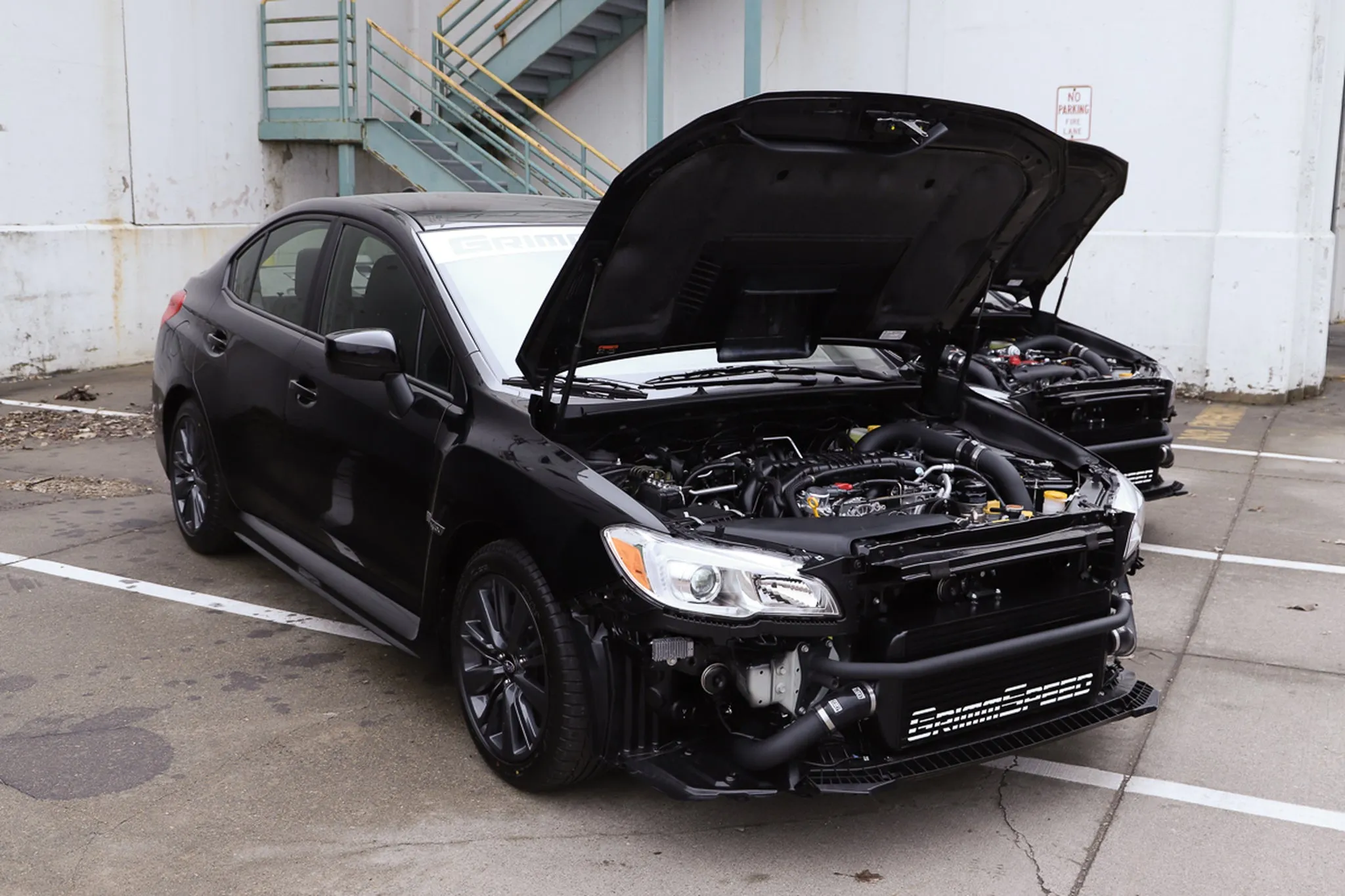 Front Mount Intercooler Kit [Inc. Black Piping] - Subaru 15-21 WRX