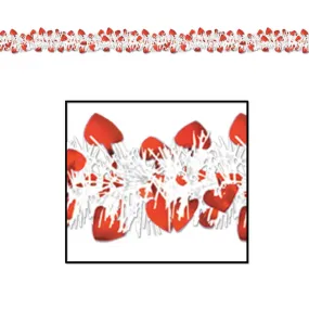 Garland Heart Metallic 12in