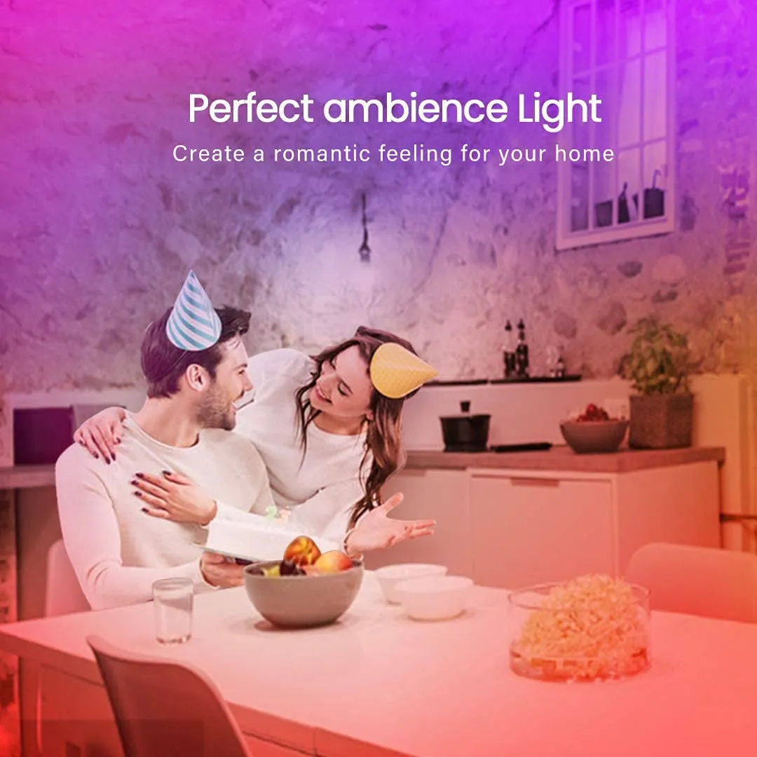 GUPUP 50 FT LED Strip Lights,Bluetooth LED Lights for Bedroom, Color Changing Light Strip with Music Sync, Phone Controller and IR Remote(App Remote  Mic).