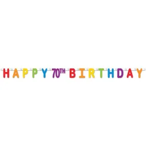 Happy 70Th Birthday Streamer