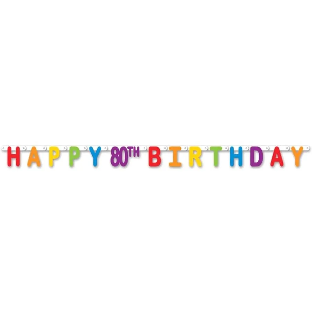 Happy 80th Birthday Streamer
