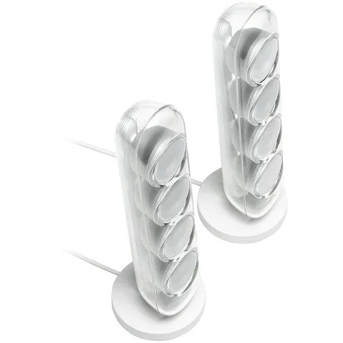 Harman Kardon HKSOUNDSTICK4WHTAM SoundSticks 4 Bluetooth Wireless 2.1 Speaker System (White)