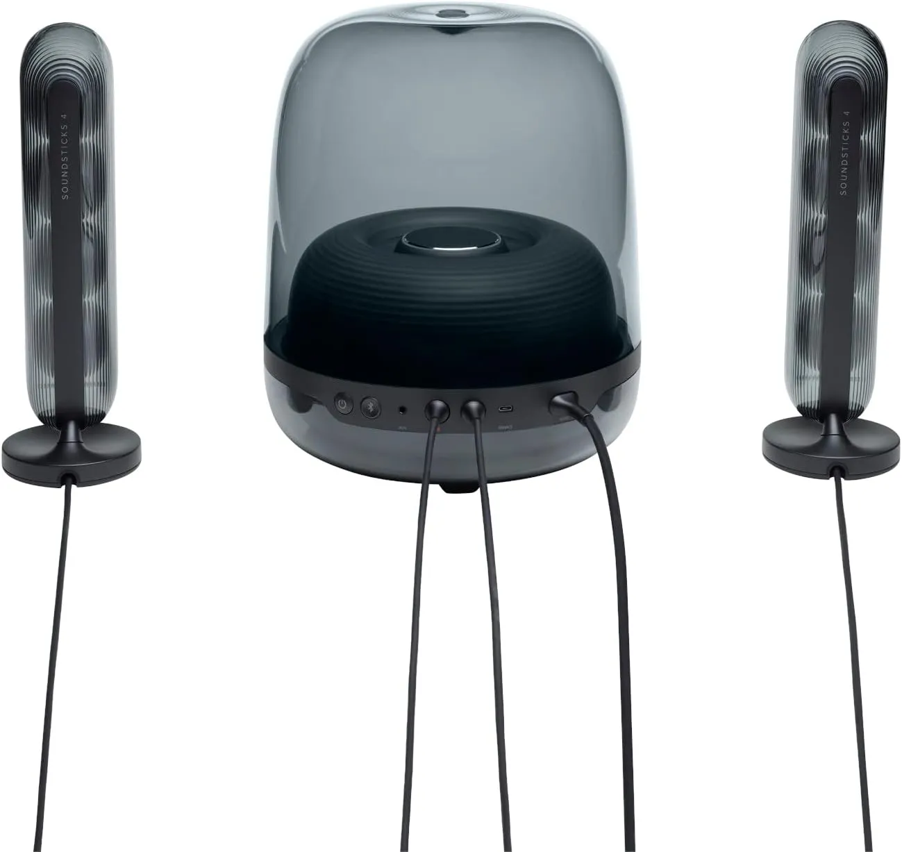Harman Kardon SOUNDSTICKS 4 Bluetooth Wireless 2.1 Speaker System (Black)