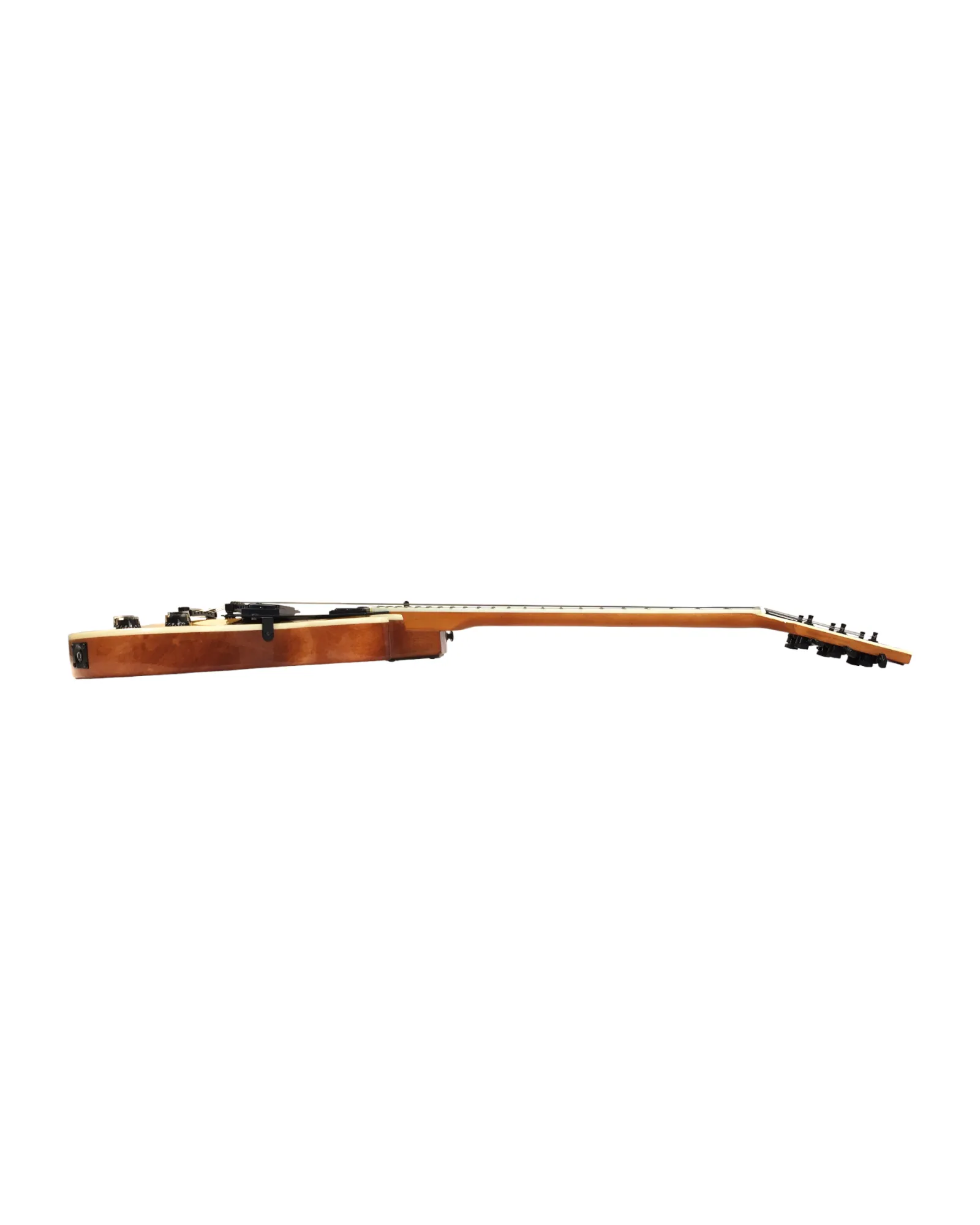 Haze Single-Cut Solid Arched Mahogany Maple Neck HLP Electric Guitar - Gold HSGS91988GD