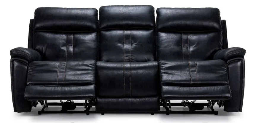 Hunter Triple Power Reclining Sofa with Multimedia system - Eclipse