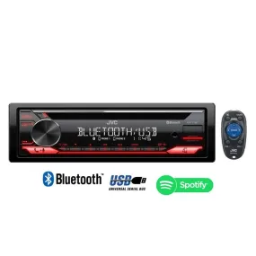 JVC KD-T712BT MP3 CD Media Receiver with USB & Bluetooth
