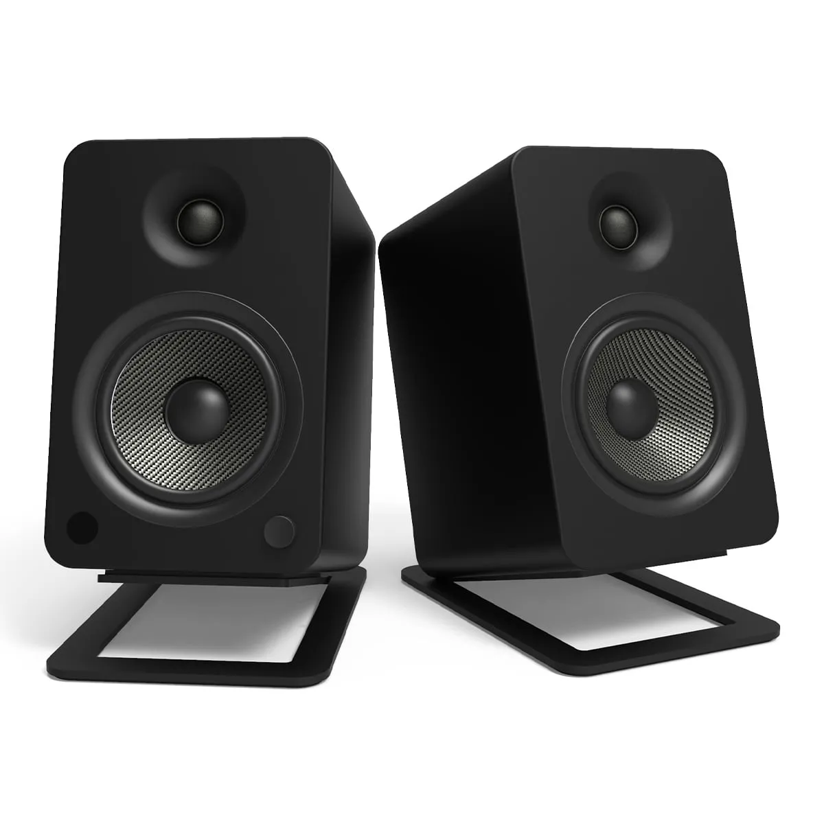 Kanto S6 Desktop Speaker Stands for Large Speakers (Black)