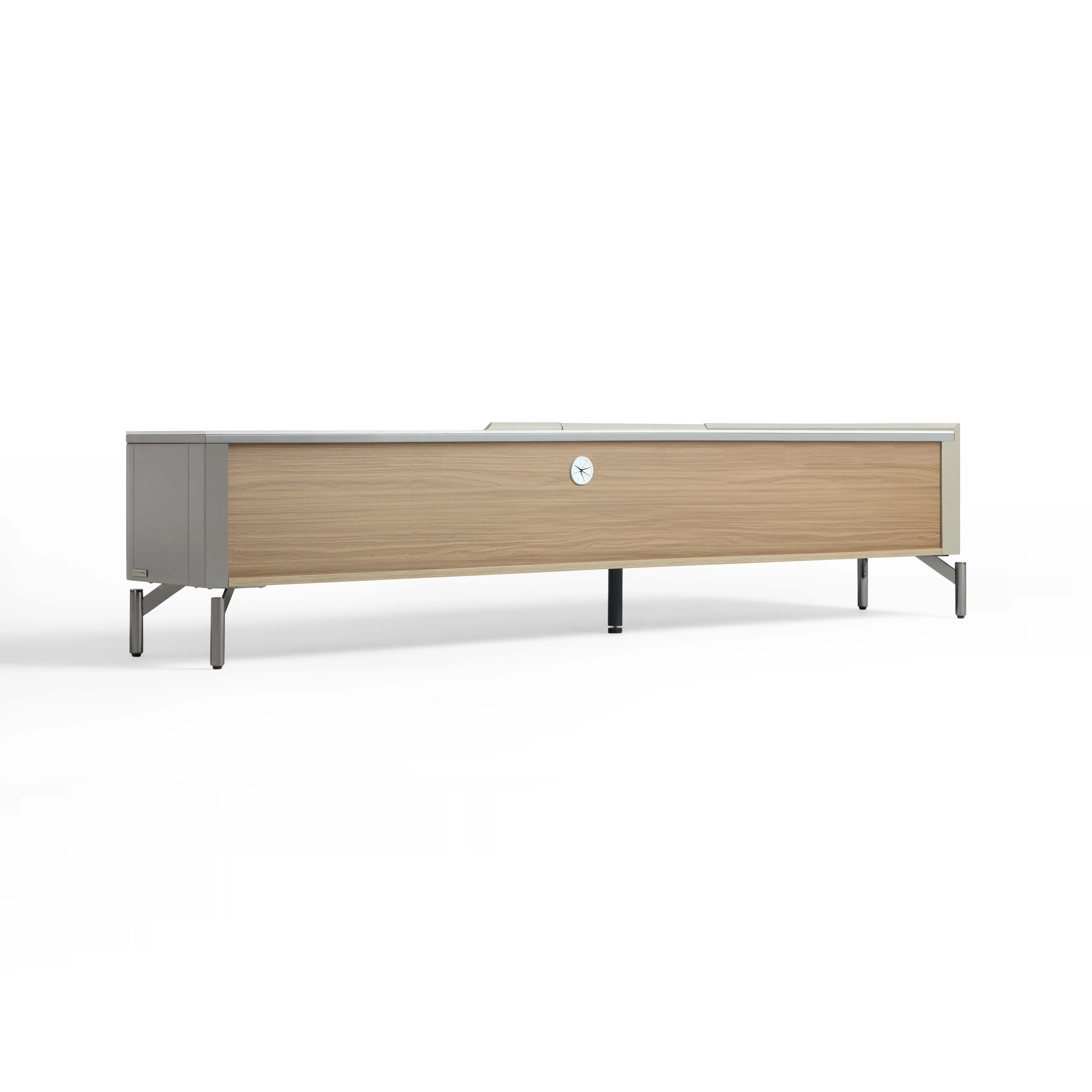 KEEGAN White & Grey 200cm TV Stand