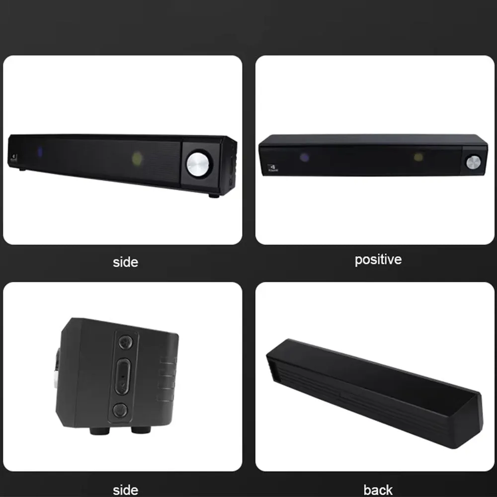 Kisonli LED-909 Portable Bluetooth Speaker 1.0 - Black