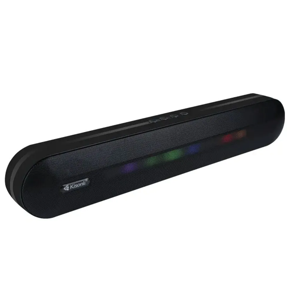 Kisonli LED-911 Portable Bluetooth Speaker 1.0 - Black