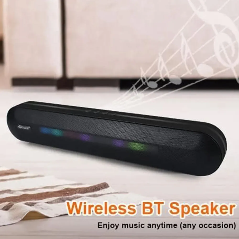 Kisonli LED-911 Portable Bluetooth Speaker 1.0 - Black