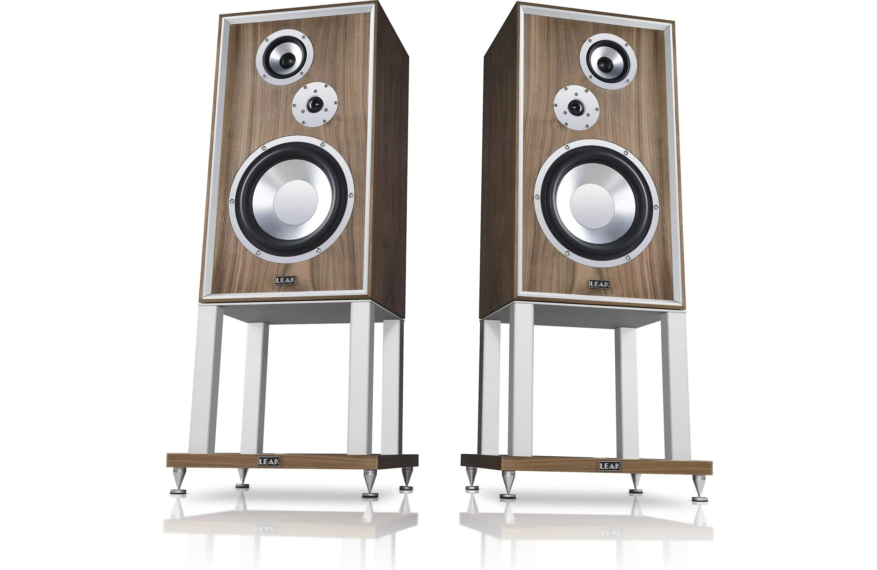 LEAK Sandwich 250 Standmount Loudspeakers - Walnut - Pair