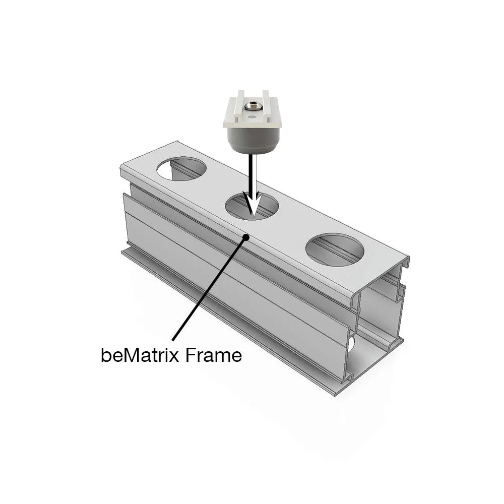 LED Arm Light BeMatrix Mounting Clip