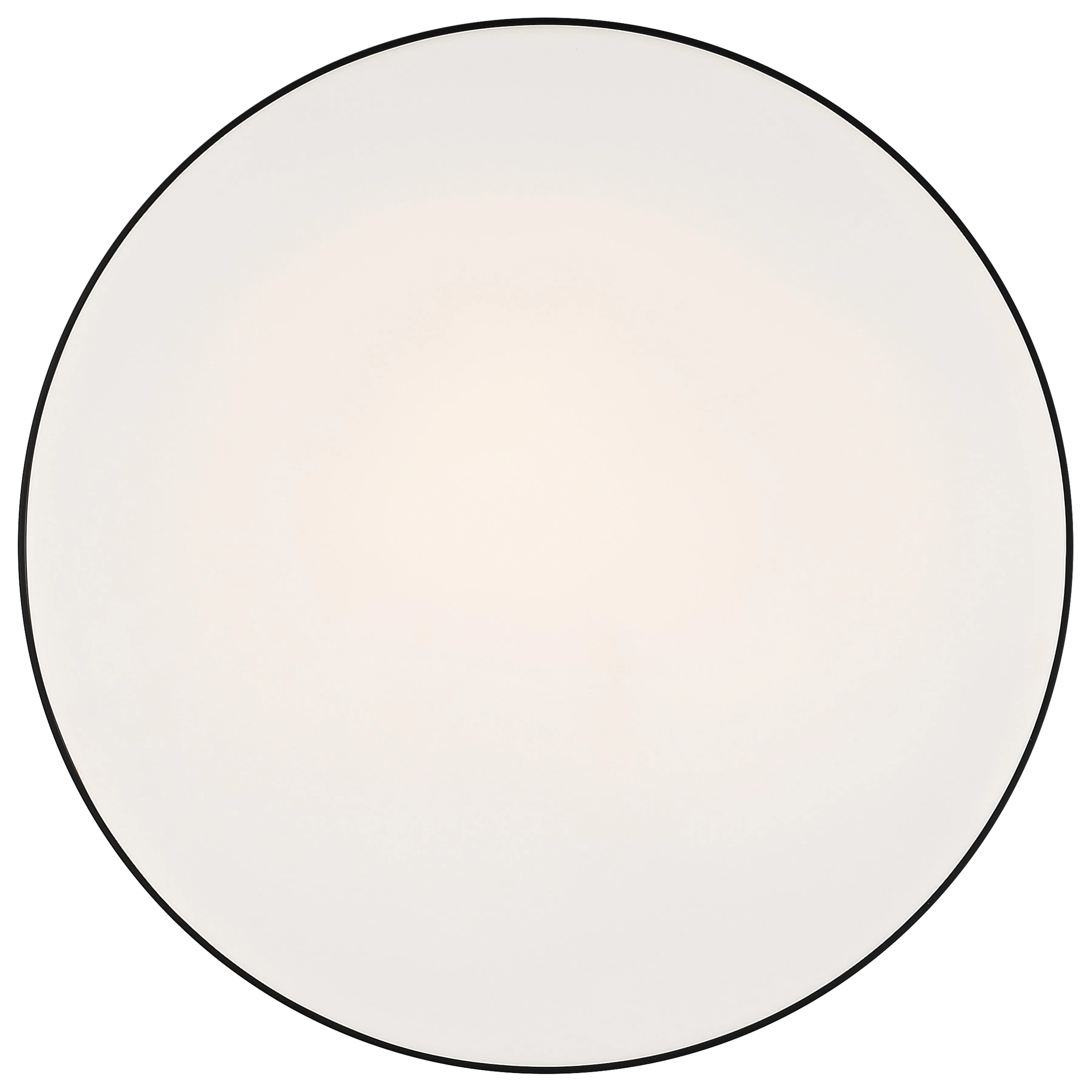 LED Flush Mount Ceiling Light, 30W, 120V, Matte Black Finish, Roma Collection