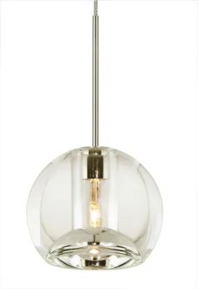 LED Pendant from the Gracie Collection in Satin Nickel Finish by Stone Lighting