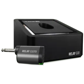 Line 6 RELAYG10-V2 Digital Guitar Wireless System w/ G10TII Rechargeable Transmitter