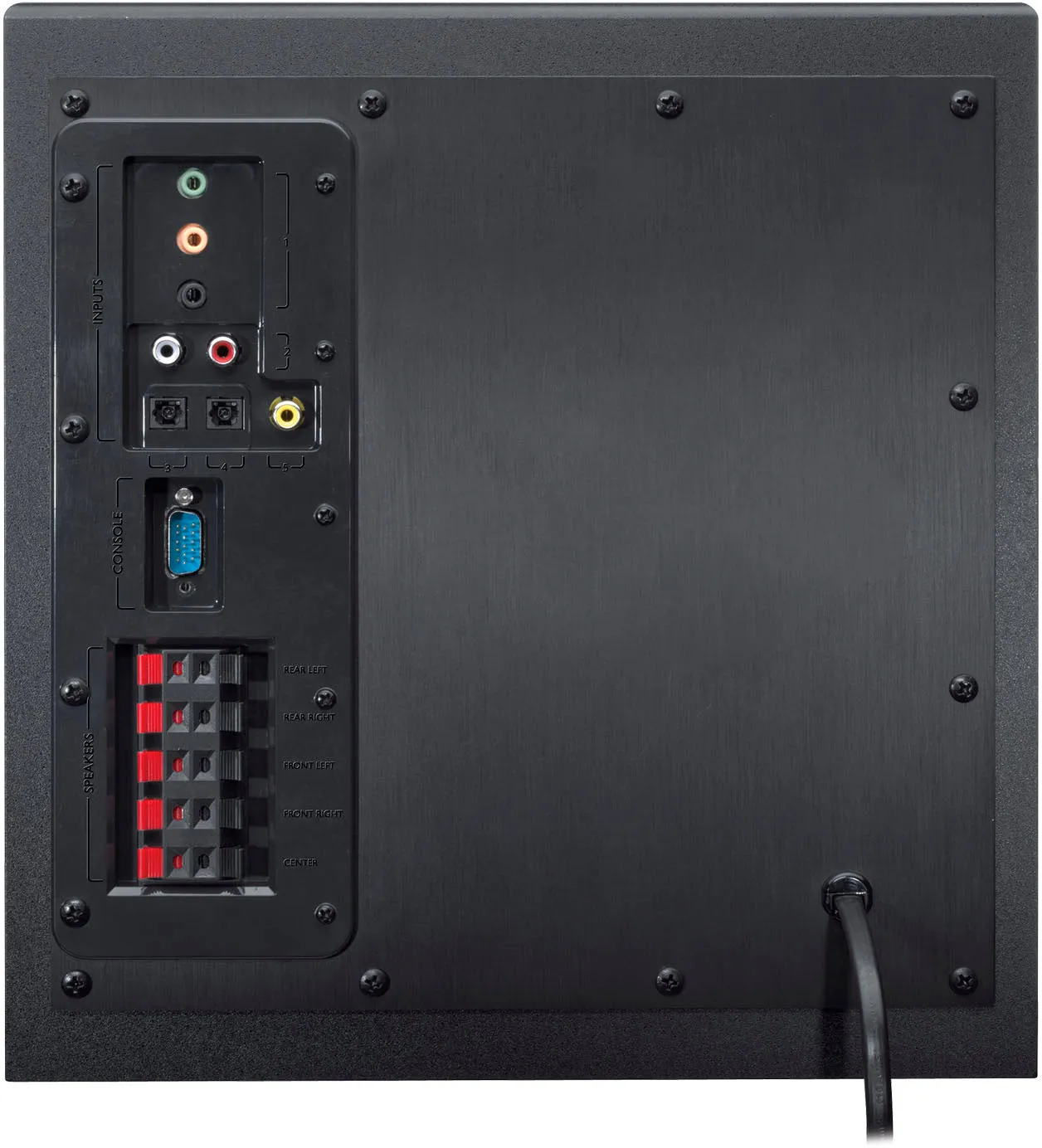 Logitech - Z906 5.1-Channel Satellite Surround Sound Speaker System (6-Piece) - Black